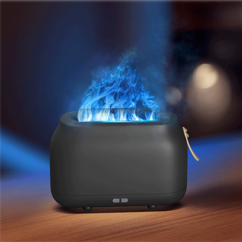Mini Essential Oil Diffuser, Flame Night Light Diffuser
