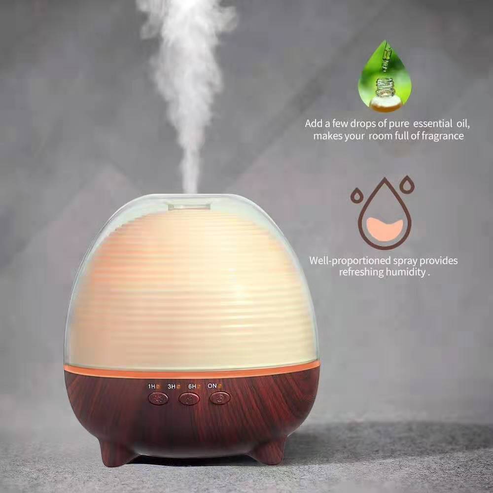 Ultrasonic Wood Grain Essential Oil Aromatherapy Humidifier